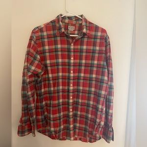 J.Crew Men’s Summer Plaid Button Down Shirt